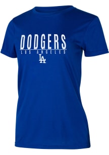 Concepts Sport Los Angeles Dodgers Womens Blue Race Day Short Sleeve T-Shirt