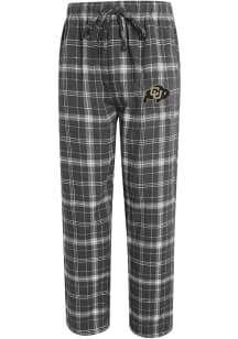 Concepts Sport Colorado Buffaloes Mens Grey Plaid Flannel Sleep Pants