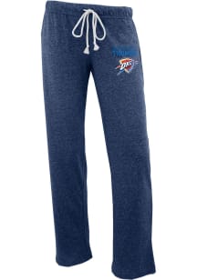 Concepts Sport Oklahoma City Thunder Womens Navy Blue Quest Loungewear Sleep Pants