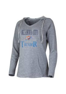 Concepts Sport Oklahoma City Thunder Womens Grey Mainstream Hooded Sweatshirt