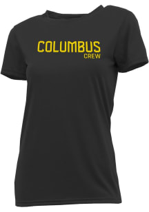 Concepts Sport Columbus Crew Womens Black Marathon Short Sleeve T-Shirt