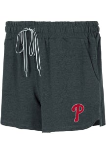 Concepts Sport Philadelphia Phillies Womens Charcoal Comfort Shorts
