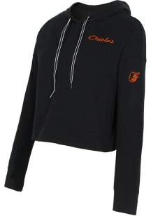 Concepts Sport Baltimore Orioles Womens Black Elevation Hooded Sweatshirt