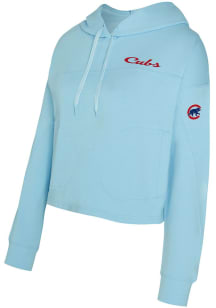 Concepts Sport Chicago Cubs Womens Light Blue Elevation Hooded Sweatshirt