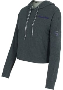 Concepts Sport Colorado Rockies Womens Charcoal Elevation Hooded Sweatshirt