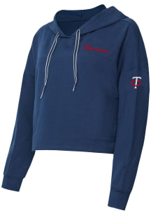 Concepts Sport Minnesota Twins Womens Navy Blue Elevation Hooded Sweatshirt