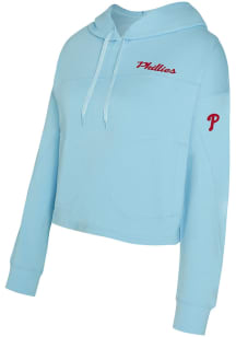 Philadelphia Phillies Womens Light Blue Elevation Hooded Sweatshirt