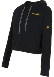 Concepts Sport Pittsburgh Pirates Womens Black Elevation Hooded Sweatshirt