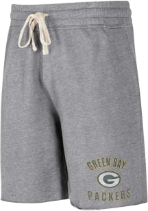 Concepts Sport Green Bay Packers Mens Grey Mainstream Shorts