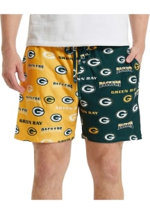 Concepts Sport Green Bay Packers Mens Green Split Shorts