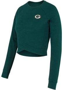 Concepts Sport Green Bay Packers Womens Green Elevation LS Tee