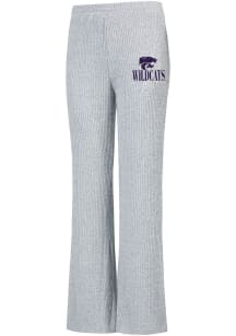 Concepts Sport K-State Wildcats Womens Juniper Grey Sweatpants