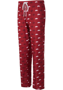 Concepts Sport Arkansas Razorbacks Womens Cardinal Record Loungewear Sleep Pants