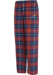 Concepts Sport Kansas Jayhawks Womens Navy Blue Vector Loungewear Sleep Pants