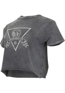 Concepts Sport Sporting Kansas City Womens Charcoal Market Short Sleeve T-Shirt