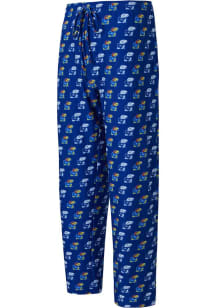Concepts Sport Kansas Jayhawks Mens Blue Record Sleep Pants