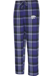 Concepts Sport K-State Wildcats Mens Purple Region Plaid Sleep Pants