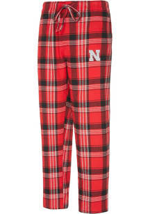 Concepts Sport Nebraska Cornhuskers Mens Red Region Plaid Sleep Pants