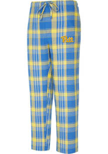 Concepts Sport Pitt Panthers Mens Blue Region Plaid Sleep Pants
