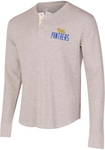 Concepts Sport Pitt Panthers Grey Region Thermal Long Sleeve T Shirt