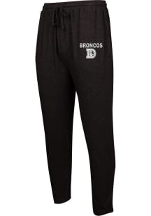 Concepts Sport Denver Broncos Mens Black Retro Hayden Sweatpants