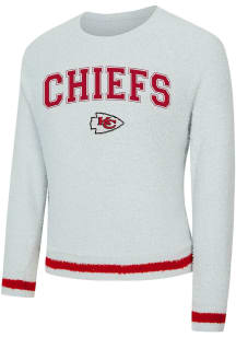 Concepts Sport Kansas City Chiefs Womens Grey Whitley Crew Sweatshirt