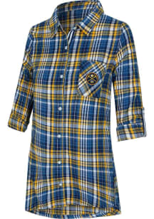 Concepts Sport Denver Nuggets Womens Navy Blue Laney Loungewear Sleep Shirt