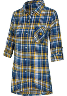 Concepts Sport Indiana Pacers Womens Navy Blue Laney Loungewear Sleep Shirt