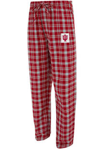 Concepts Sport Indiana Hoosiers Mens Cardinal Plaid Hawthorn Sleep Pants