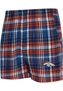 Concepts Sport Denver Broncos Womens Navy Blue Laney Shorts