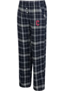 Concepts Sport Cleveland Guardians Womens Navy Blue Flannel Loungewear Sleep Pants