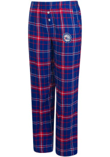 Concepts Sport Philadelphia 76ers Womens Blue Flannel Loungewear Sleep Pants