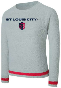 Concepts Sport St Louis City SC Womens Grey Whitley Crew Sweatshirt