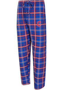 Concepts Sport Cleveland Guardians Mens Navy Blue Plaid Mosaic Sleep Pants