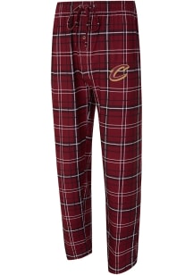 Concepts Sport Cleveland Cavaliers Mens Maroon Plaid Mosaic Sleep Pants