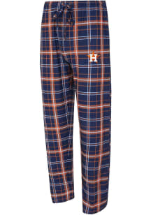 Concepts Sport Houston Astros Mens Navy Blue Plaid Mosaic Sleep Pants