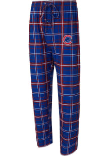 Concepts Sport Chicago Cubs Mens Blue Plaid Mosaic Sleep Pants