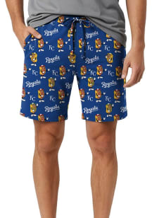 Concepts Sport Kansas City Royals Mens Blue Hot Dog Race Shorts