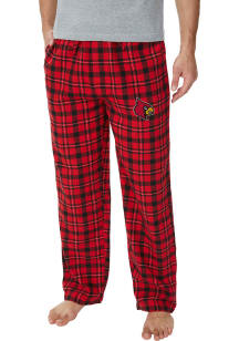 Concepts Sport Louisville Cardinals Mens Red Plaid Hawthorn Sleep Pants