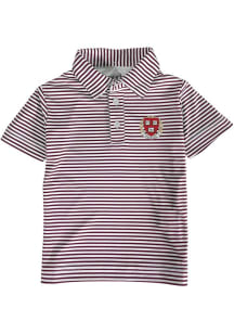 Harvard Crimson Toddler Crimson Carson Short Sleeve Polo Shirt