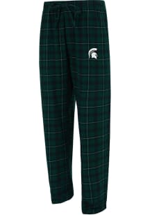 Concepts Sport Michigan State Spartans Mens Green Plaid Hawthorn Sleep Pants