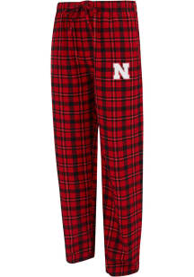 Concepts Sport Nebraska Cornhuskers Mens Red Plaid Hawthorn Sleep Pants