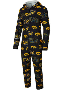 Concepts Sport Iowa Hawkeyes Mens Black Shuffle Sleep Pants
