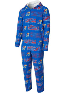 Concepts Sport Kansas Jayhawks Mens Blue Shuffle Sleep Pants
