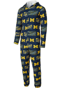 Concepts Sport Michigan Wolverines Mens Blue Shuffle Sleep Pants