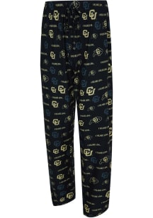 Concepts Sport Colorado Buffaloes Mens Black Mosaic Sleep Pants