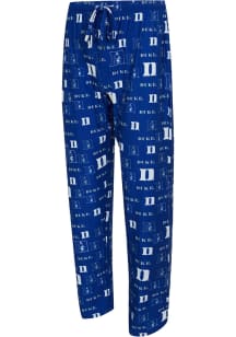 Concepts Sport Duke Blue Devils Mens Blue Mosaic Sleep Pants