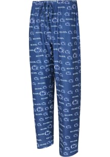 Concepts Sport Penn State Nittany Lions Mens Navy Blue Mosaic Sleep Pants