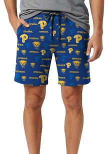 Concepts Sport Pitt Panthers Mens Blue Mosaic Shorts