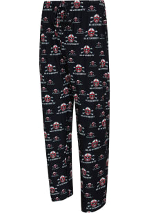 Concepts Sport Nebraska Cornhuskers Mens Black All Over Print Sleep Pants